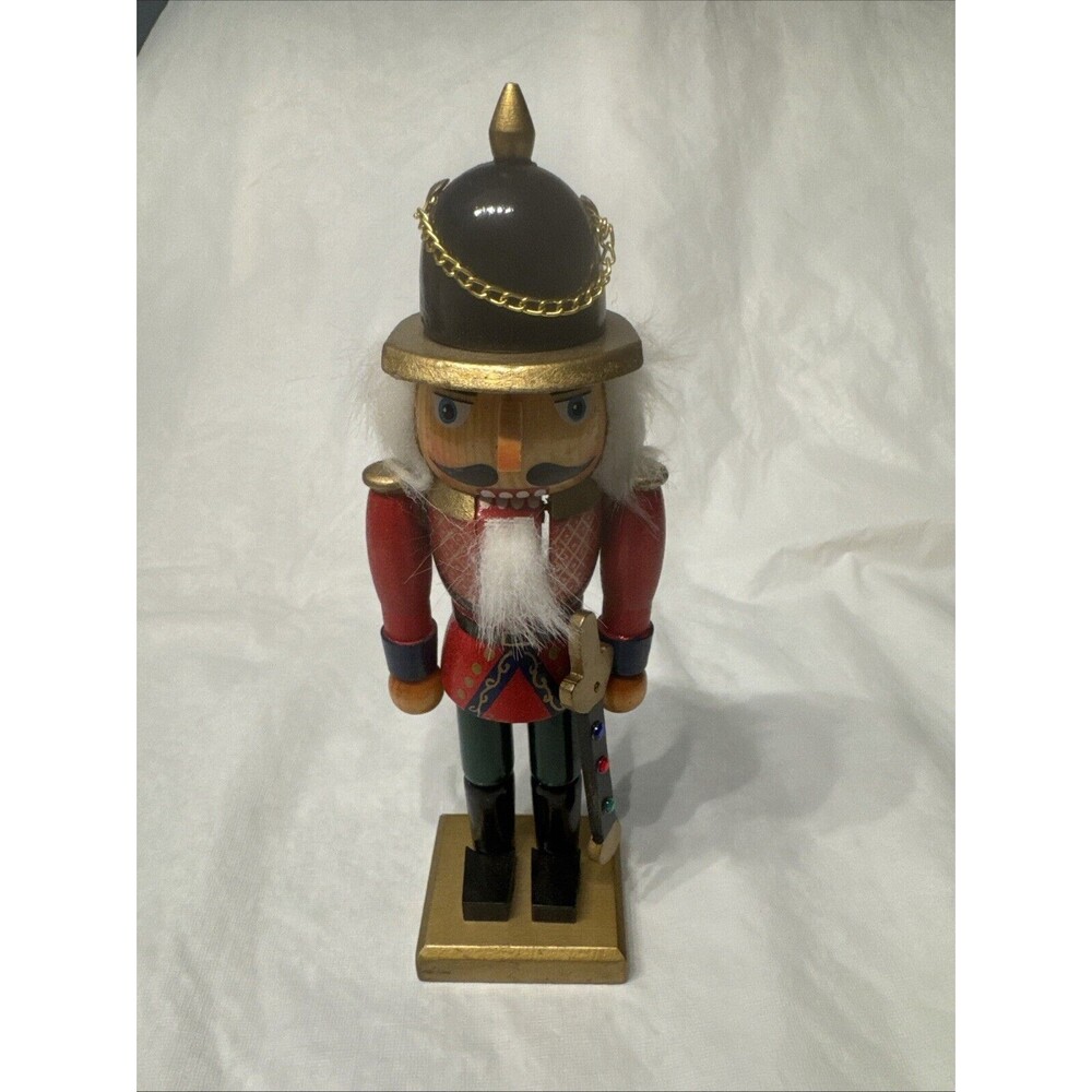 Wooden Knight/Soldier Nutcracker Approx 10 To 10-1/2” Tall